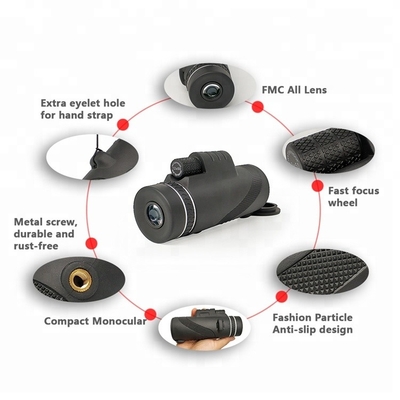 Охотиться Birdwatching объектив телескопа 12x50 Monocular мобильного телефона мобильный