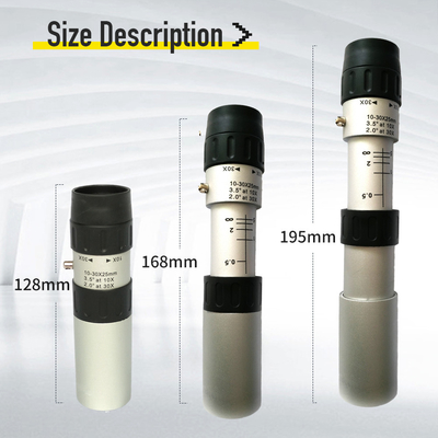 Всеобщий Handheld Monocular объектив с переменным фокусным расстоянием телескопа 10-30X25 HD