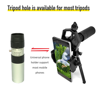 Всеобщий Handheld Monocular объектив с переменным фокусным расстоянием телескопа 10-30X25 HD