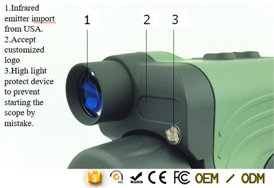 Monocular ночного видения инфракрасн 2X24 4x50 6x30 долгосрочный водоустойчивый с видео- функцией